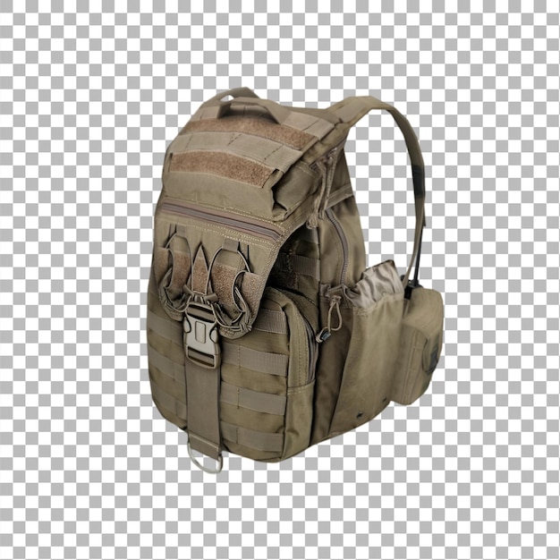 Dieser militärische Rucksack ist mit einem MOLLE-System für modulare Befestigungen ausgestattet. Entworfen für Widerstandsfähigkeit und Anpassungsfähigkeit, ist er perfekt für taktische Operationen und Expeditionen im Freien.