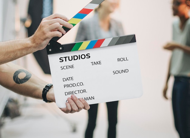 Dietro le quinte del film clapboard
