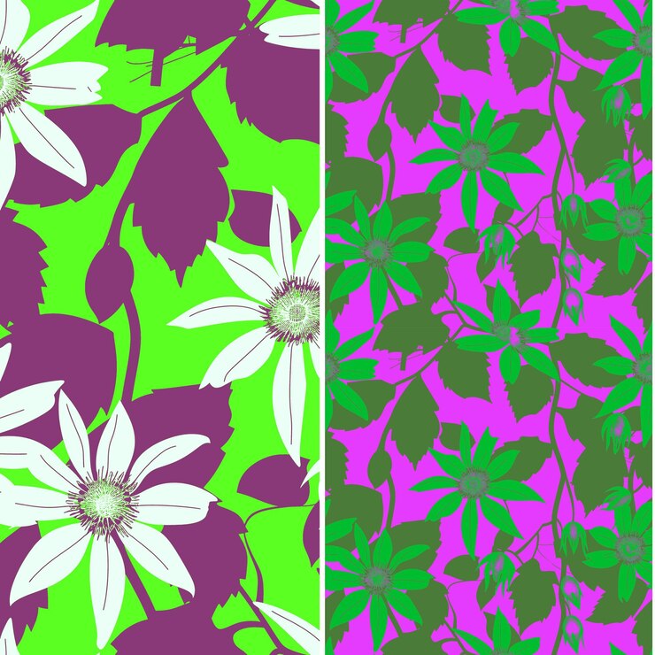 PSD diferentes colores de púrpura y verde con diferentes colores