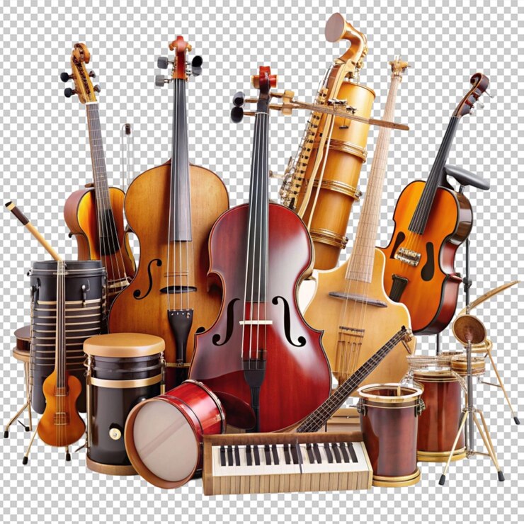 PSD diferentes tipos de instrumentos de música clássica