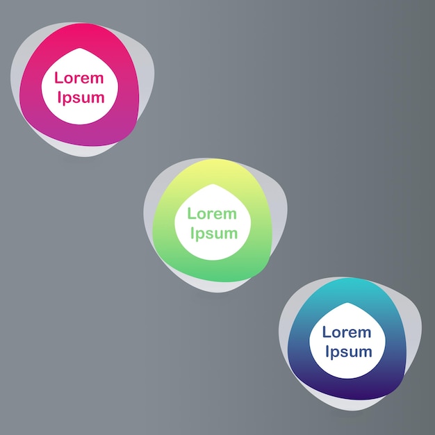 different colorful buttons for design in photoshop