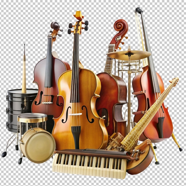 différents types d'instruments de musique classique