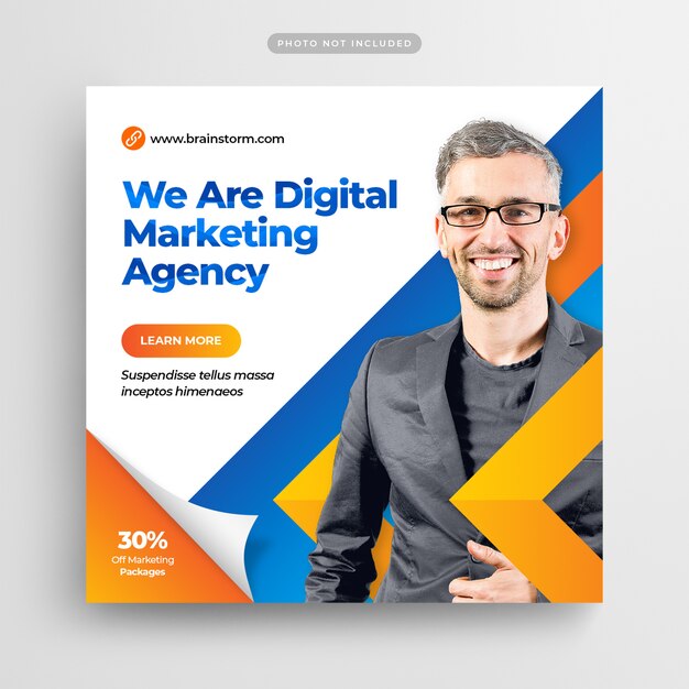 Digital Business Marketing Social Media Post Banner Ou Square Flyer