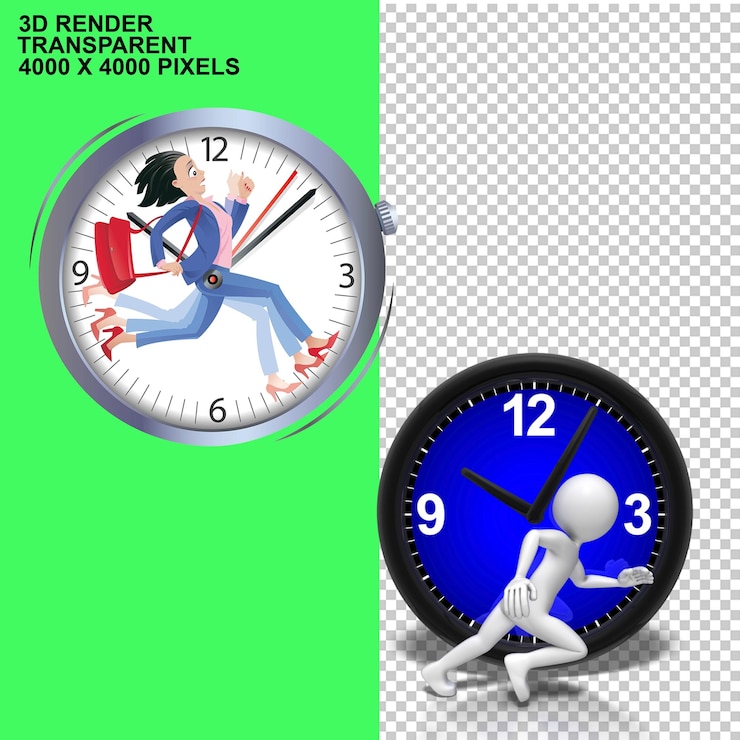PSD digital clocks