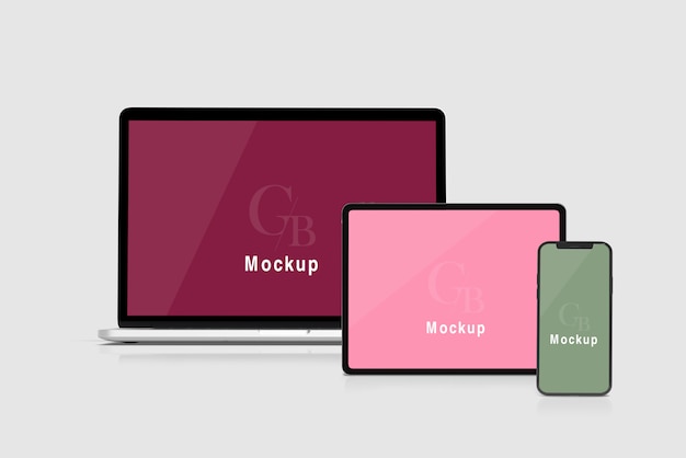 Digital device mockup