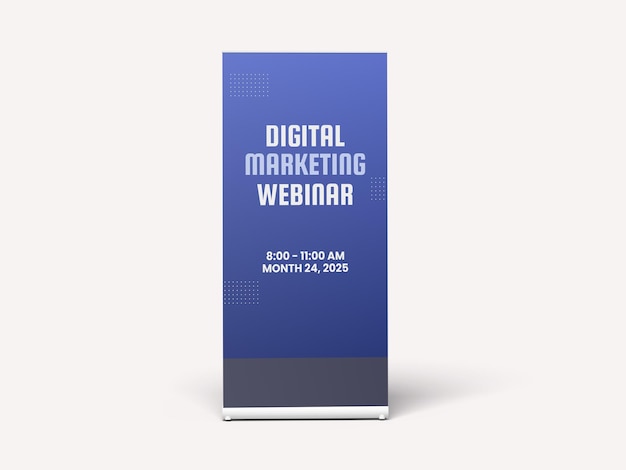 Digital Marketing Webinar RollUp Banner