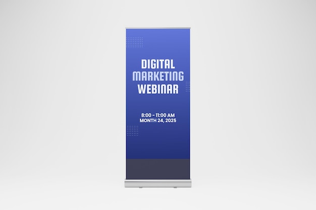 Digital Marketing Webinar Rollup Banner