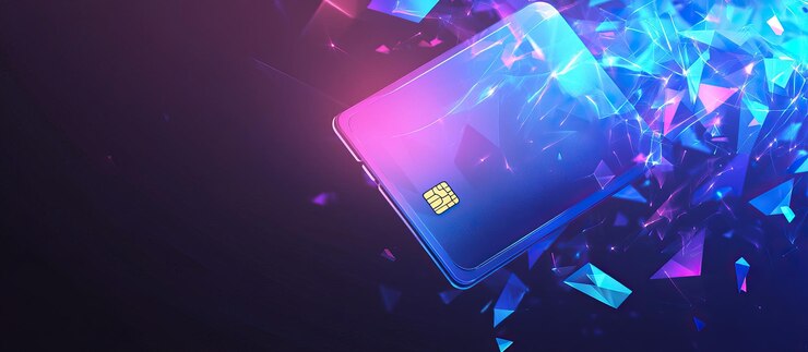 Digital Payment Card with Holographic Effect