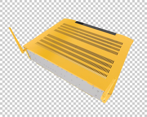 digital player isolated on transparent background 3d rendering illustration