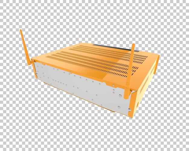 digital player isolated on transparent background 3d rendering illustration