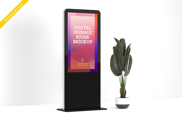 Digital signage led-display-modell.