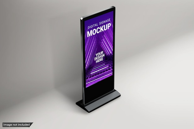 Digital signage mockup