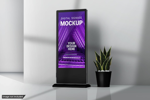 Digital signage mockup