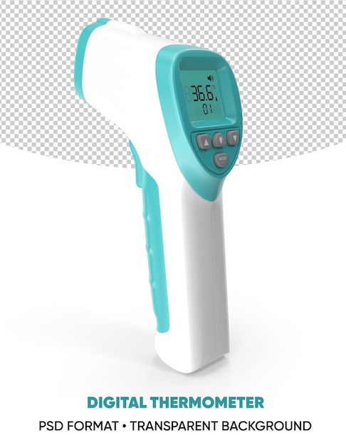 Digital-Thermometer transparenter Hintergrund