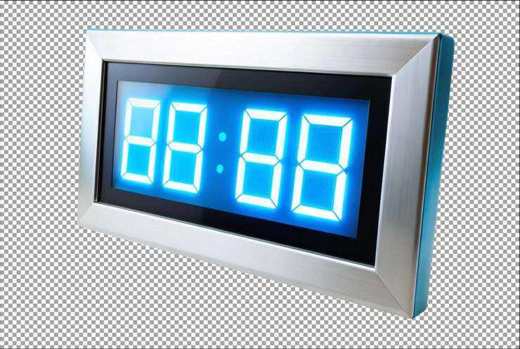 PSD digital wall clock simplifies time in any room