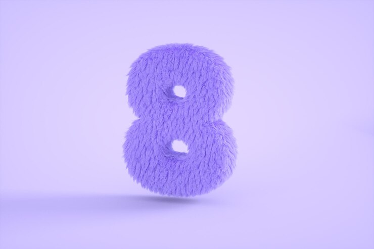 PSD digitale 8 in 3d