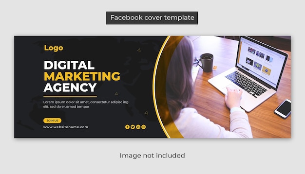 Digitale marketingagentur social media facebook-cover-post-template-design