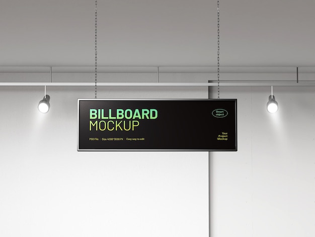 Digitaler Werbeplakat-Mockup