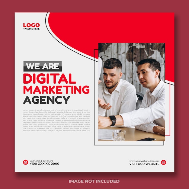 Digitales Marketing Minimaler Beitrag in den sozialen Medien