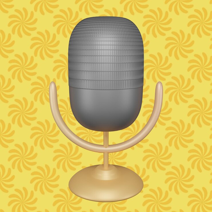 PSD diktiergerät, mikrofon und podcast