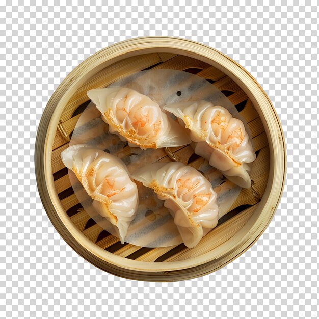 Dim Sum aislado en un fondo transparente