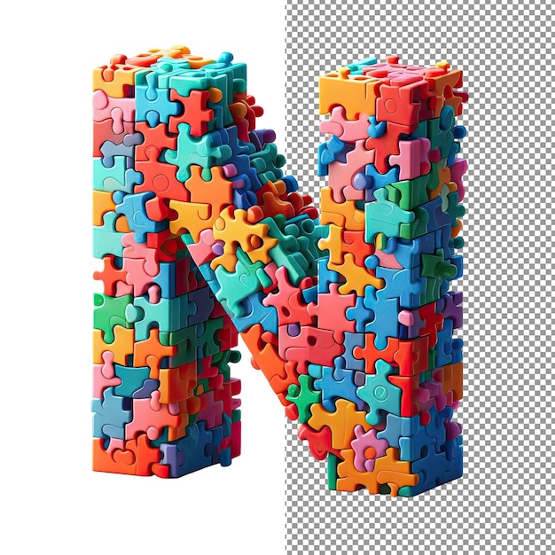 PSD dimensional typographie isolierte 3d-buchstaben