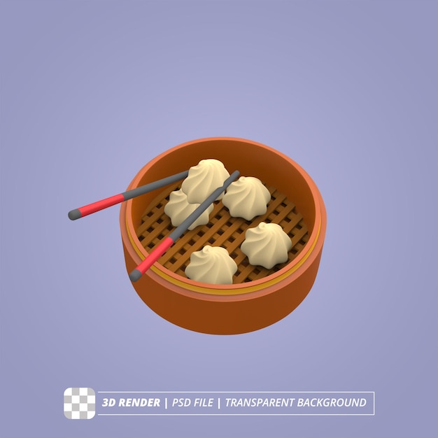 PSD dimsum 3d rendu images isolées