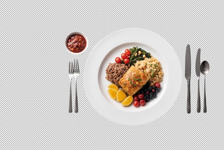 PSD dîner commencez votre journée avec de la saveur