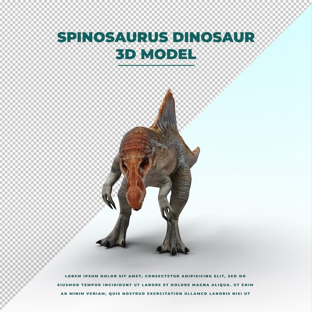 PSD dinosaurio espinosaurio