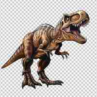 PSD el dinosaurio tiranosaurio fue aislado.