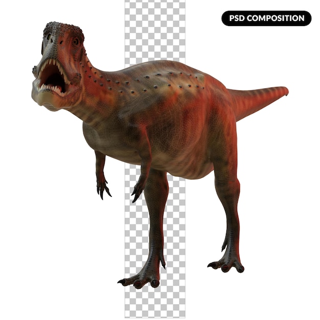 PSD dinossauro 3d