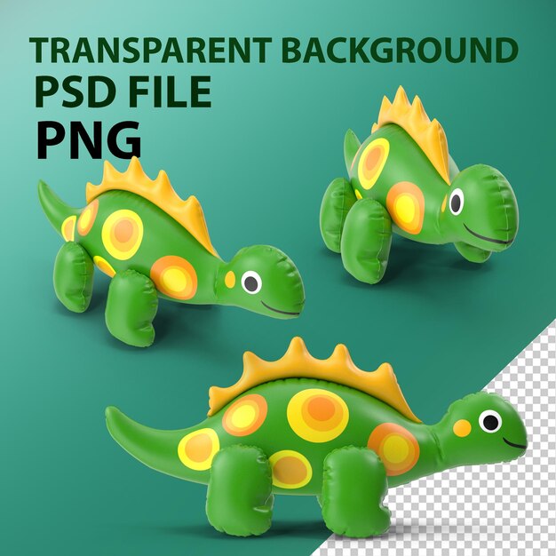 PSD dinossauro brinquedo de piscina png