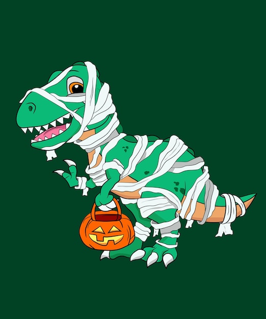 PSD dinossauro de halloween