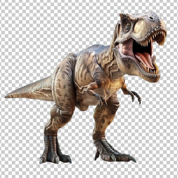 PSD dinossauro tiranossauro isolado