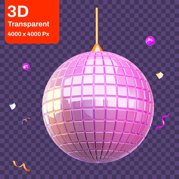 PSD disco ball 3d-symbol