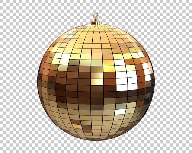 Disco-Kugel isoliert auf dem Hintergrund 3D-Rendering-Illustration
