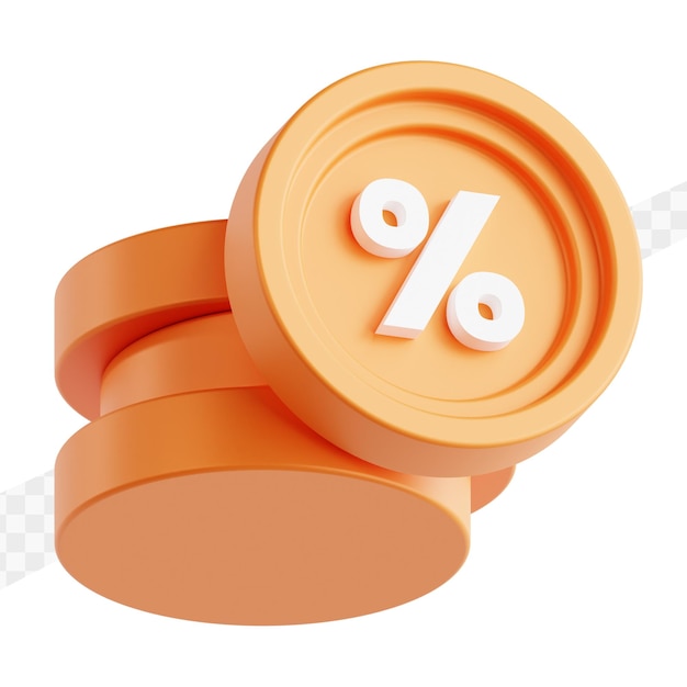 discount 3d render illustration