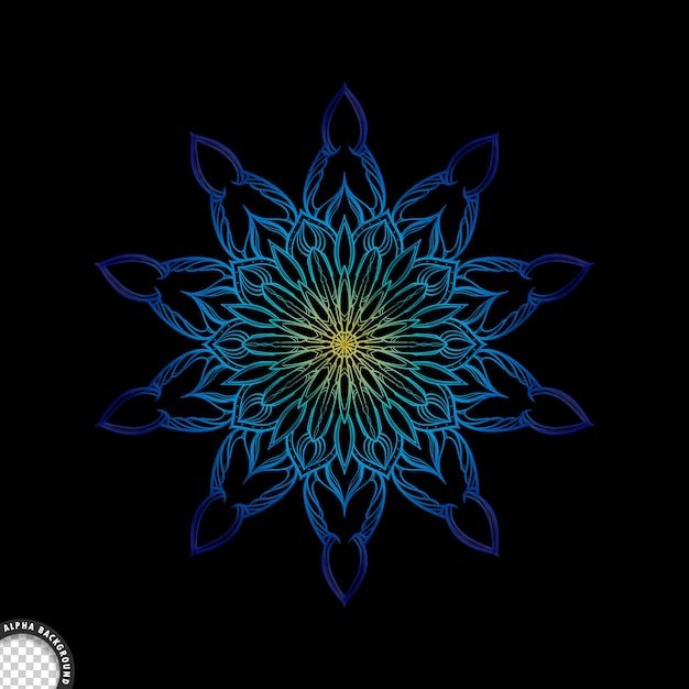 Disegnare a mano un mandala colorato