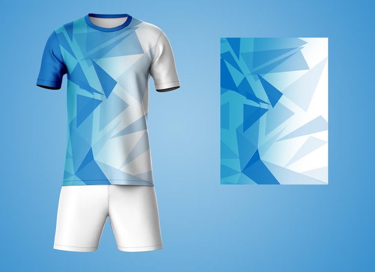 PSD disegni personalizzabili di maglie da calcio modelli di uniformi da calcio professionista