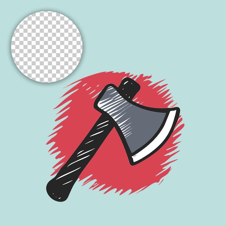 PSD disegno a mano di halloween broom doodle su sfondo trasparente