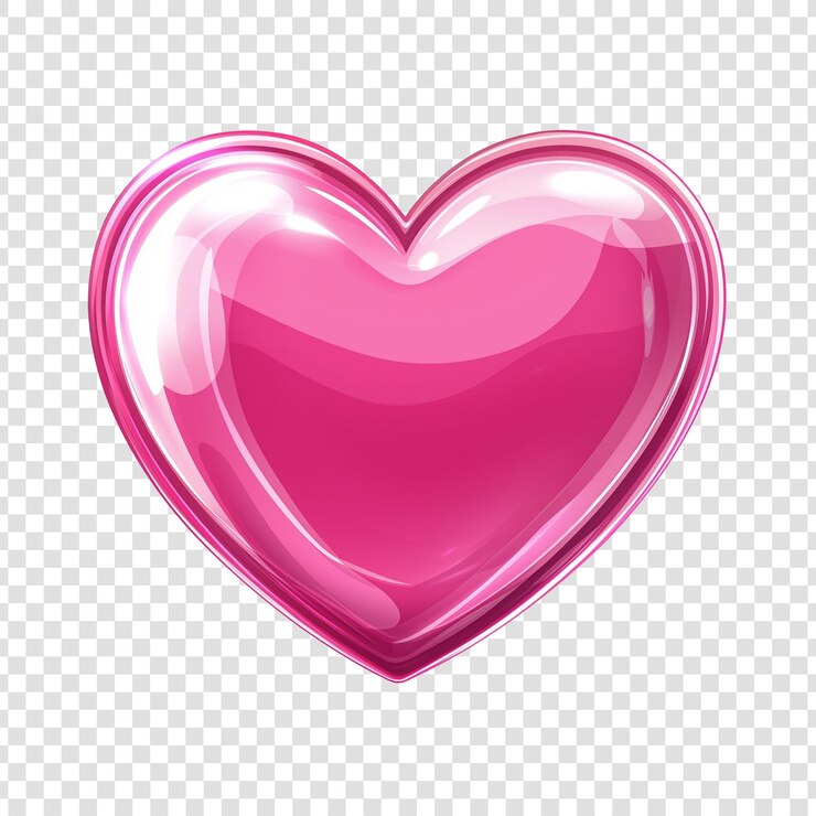 Disegno del cuore rosa luccicante Giorno di San Valentino Amore Romanza Grafico