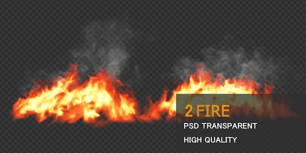 Disegno del fuoco Premium Psd