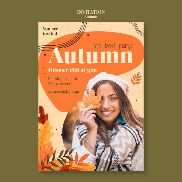 Disegno del modello autunnale