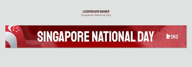Disegno del modello della giornata nazionale di Singapore