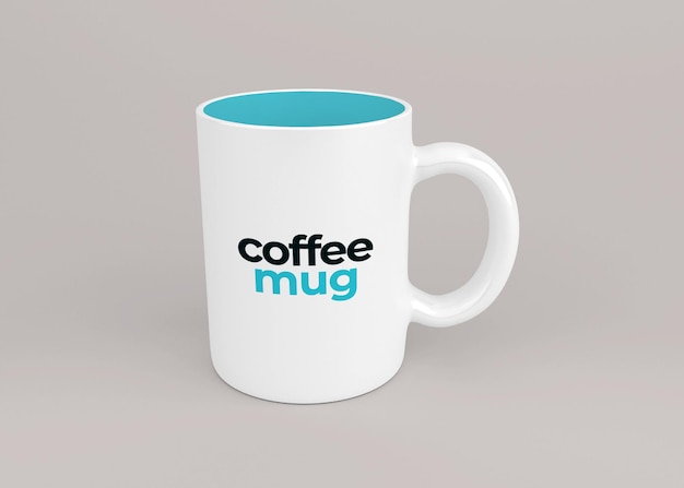 Disegno del modello della tazza da caffè isolato