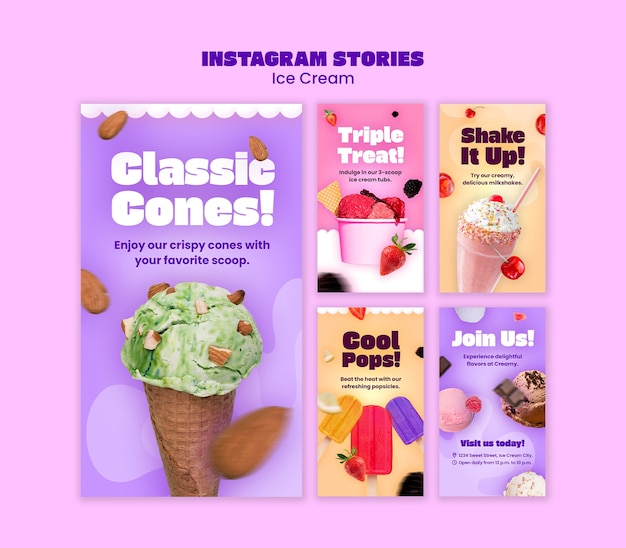 Disegno del modello di gelato
