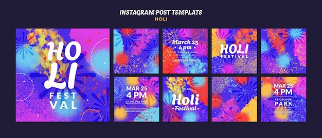 Disegno del modello di Holi