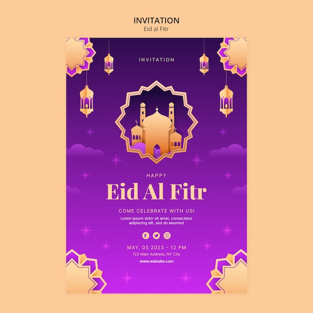 Disegno del modello Eid al-fitr