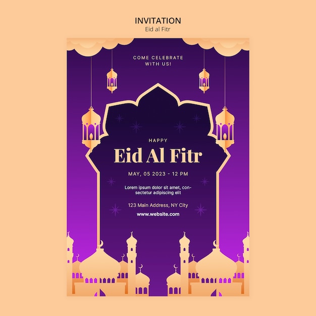 Disegno del modello Eid al-fitr