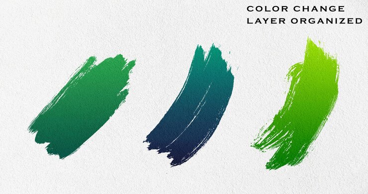 PSD disegno del set di pennellate